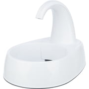 TRIXIE Curved Stream 84.5oz Drinking Fountain for Cats and Dogs, Large Pet Water Fountain