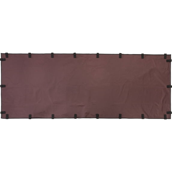TRIXIE Deluxe Weatherproof Dog Kennel Sunshade, Fits 8x4x4.5-FT Kennel, Burgundy, ( Side Panel Not Included )