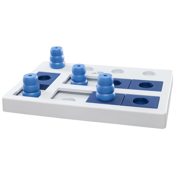 TRIXIE Dog Activity Chess Strategy Game, Level 3, Advanced Dog Puzzle Toy, Treat Dispenser