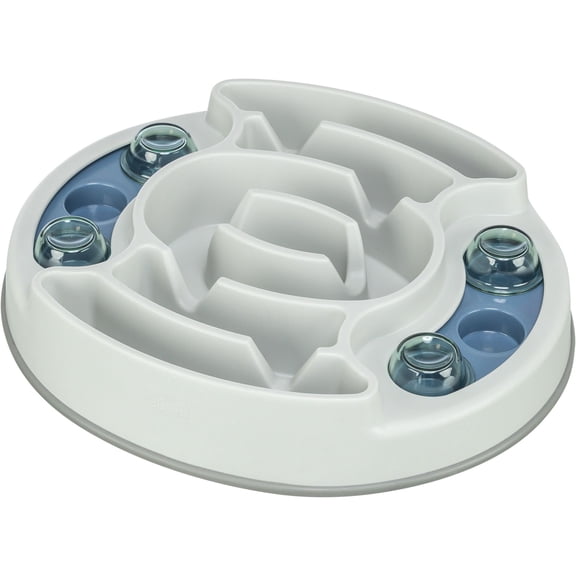 TRIXIE Dog Activity Slide & Feed Strategy Game, Level 2 Dog Puzzle Toy, Treat Dispenser