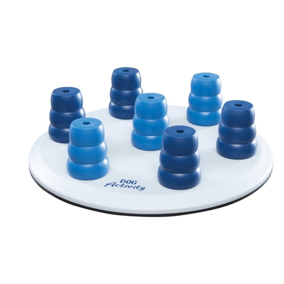 TRIXIE Dog Activity Solitaire Game, Level 1, Dog Puzzle, Treat Dispenser