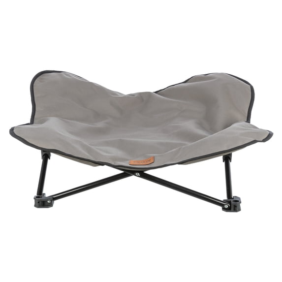 TRIXIE Elevated Camping Cot, Folding Dog Bed, Raised Travel Lounger for Medium Dogs up to 80 Pounds