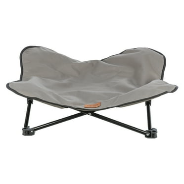 TRIXIE Elevated Camping Cot, Folding Dog Bed, Raised Travel Lounger for Small-Medium Dogs