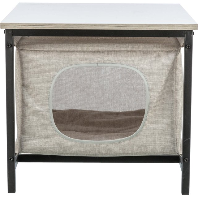 TRIXIE Emmie Indoor Cat Condo, Cat Bed Side Table, Cat Hideaway Cave ...