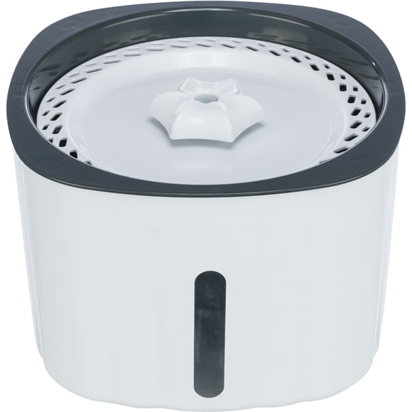 TRIXIE Flower Drinking Fountain for Dogs and Cats, 68oz Automatic Water Dispenser