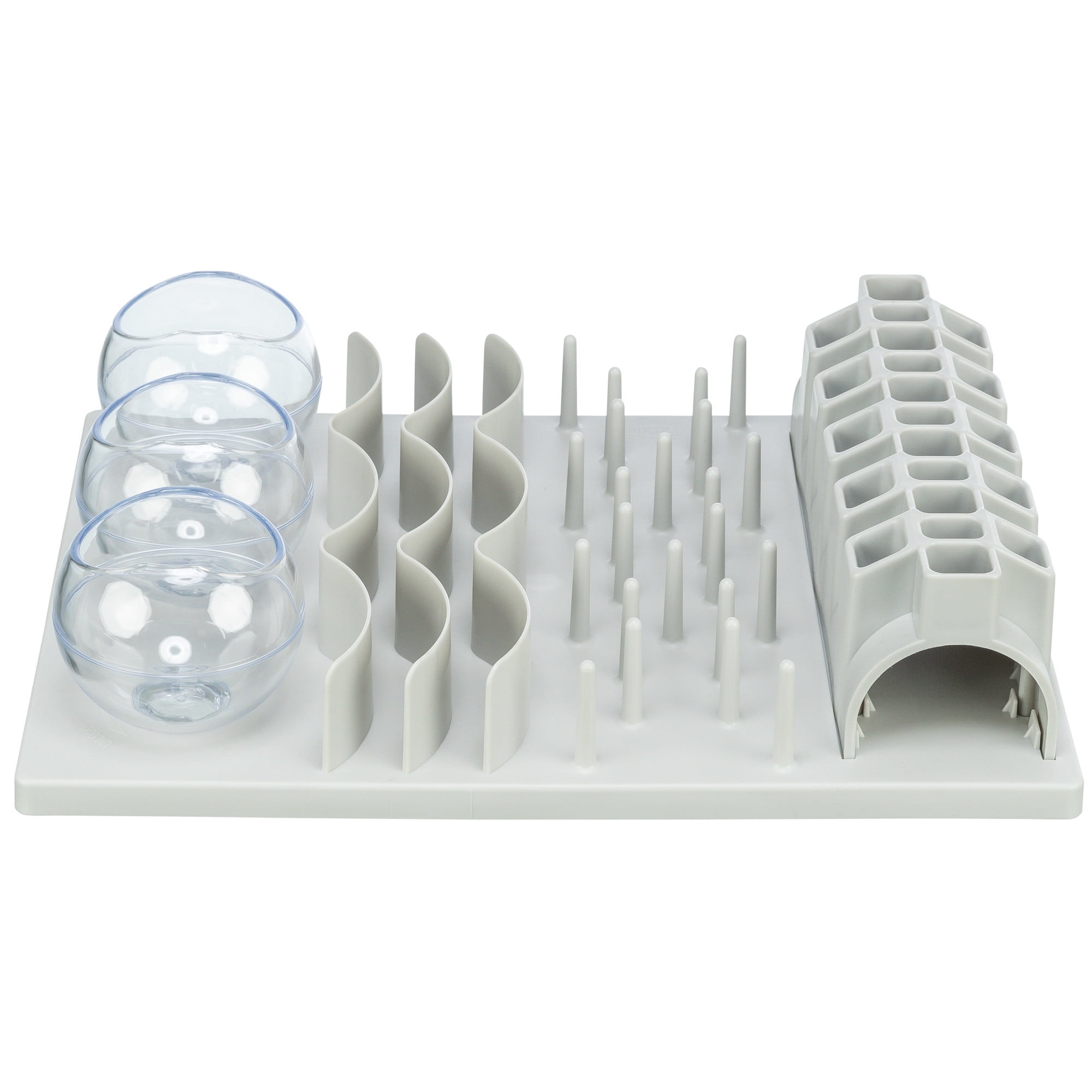 XXL White Plastic Interactive Cat Puzzle Board