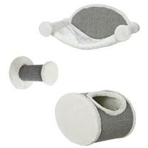 TRIXIE Liam Multi-Level Wall Mounted Cat Perch-Lounge Set, Gray