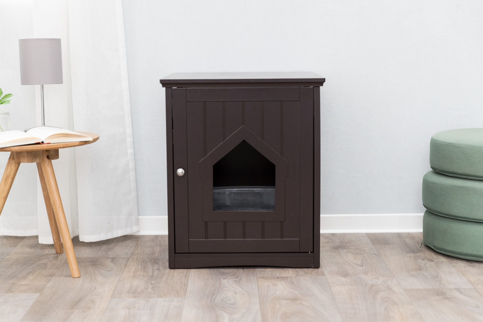 TRIXIE Litter Box Enclosure Hide Litter Boxes Storage Drawer Indoor Cat