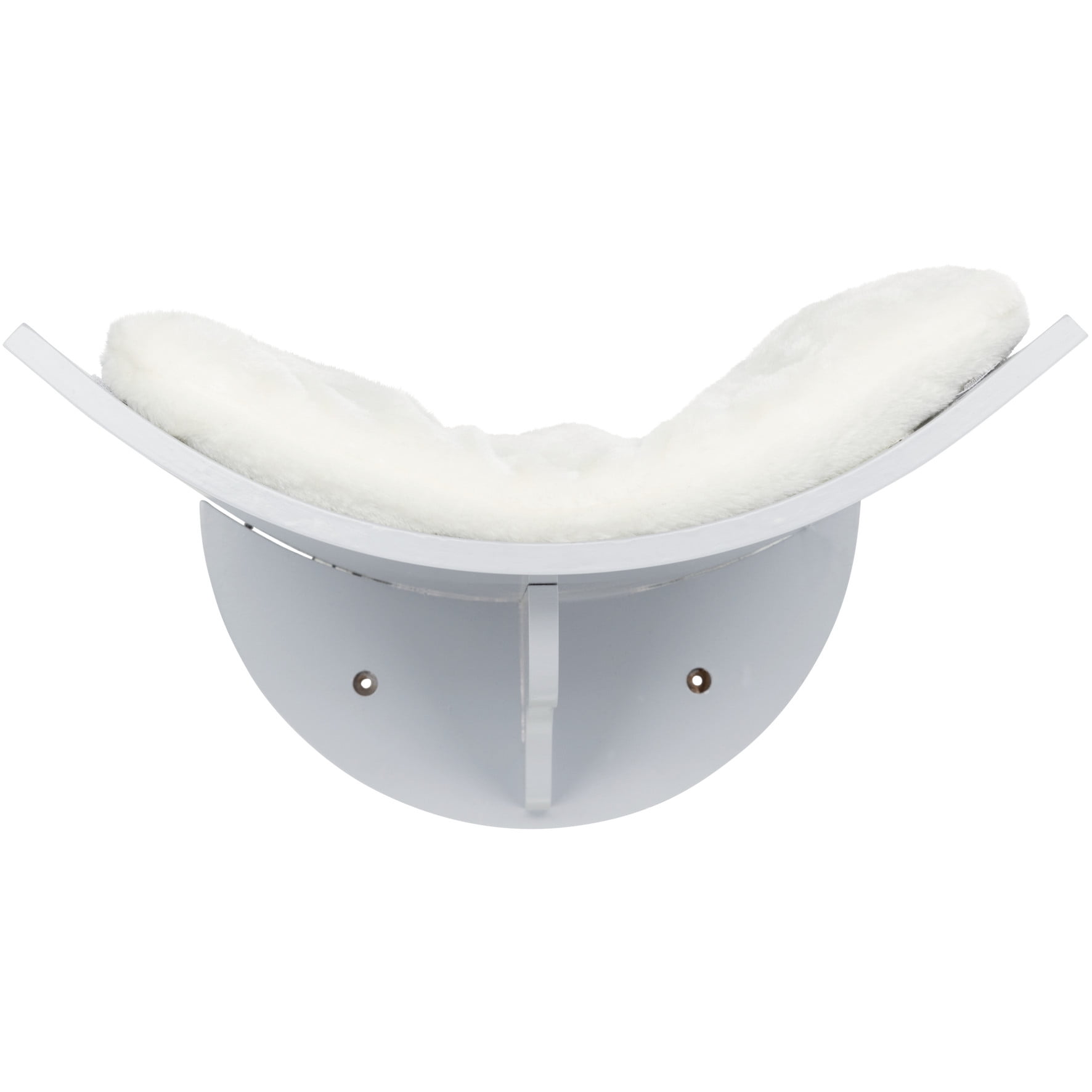 Gray Medium Wall Mounted Cat Perch with Soft Cushion