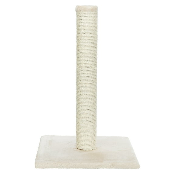 TRIXIE Parla Sisal 24.5 Inch Cat Scratching Post with Plush Base, Beige