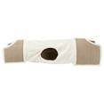 thumbnail image 1 of TRIXIE Sisal & Plush 1-Level 11.8" Cat Condos with Scratching Surface, Tunnel & Cat Toy, Brown, 1 of 5