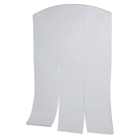 TRIXIE natura 12.6 x 17.7" Vinyl Door Flaps for Wooden Outdoor Dog Houses, Clear Plastic