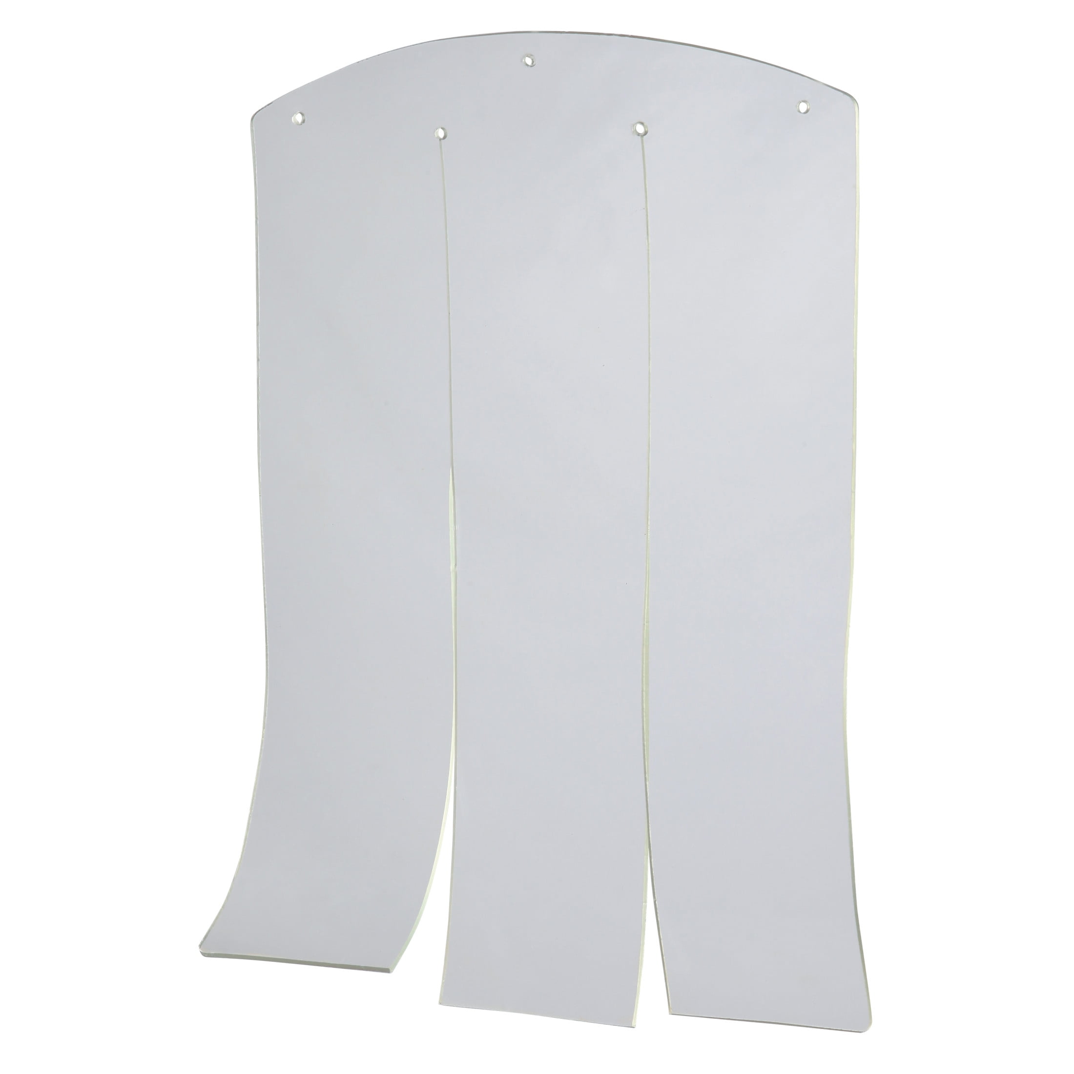 Clear Plastic Replacement Dog House Door Flap, Medium Size
