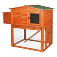 TRIXIE natura Chicken Coop Peaked Roof 2Story with Integrated Outdoor
