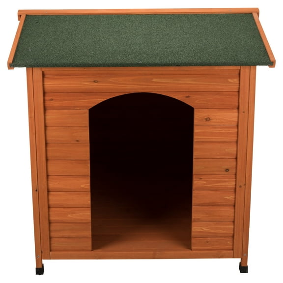 TRIXIE natura Classic Dog House, Adjustable Legs, Brown, XXL