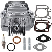 TRKIMAL 52.4mm Complete Cylinder Head Valves Assembly Replacement for 4 Stroke Chinese TaoTao Coolster ATV 110cc Pit Quad Dirt Bike Go Kart