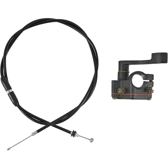 TRKIMAL 7/8'' 22mm Metal Thumb Throttle Cable Accelerator Handle Assembly for Chinese 50cc 70cc 90cc 110cc 125cc 250cc ATV Quad Go Kart TaoTao Pit Bike