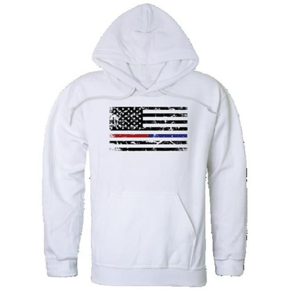 TRL & TBL Dual Flag GRPX Pullover, White - Large