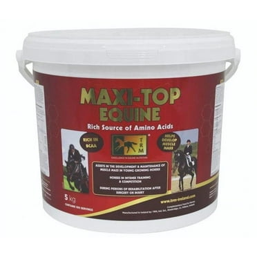 TRM Maxi-Top Equine Horse Feed Protein Supplement with Amino Acids for Muscle Mass Development