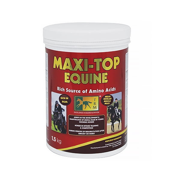 TRM Maxi-Top Equine Horse Feed Supplement with Amino Acids for Muscle Mass Development