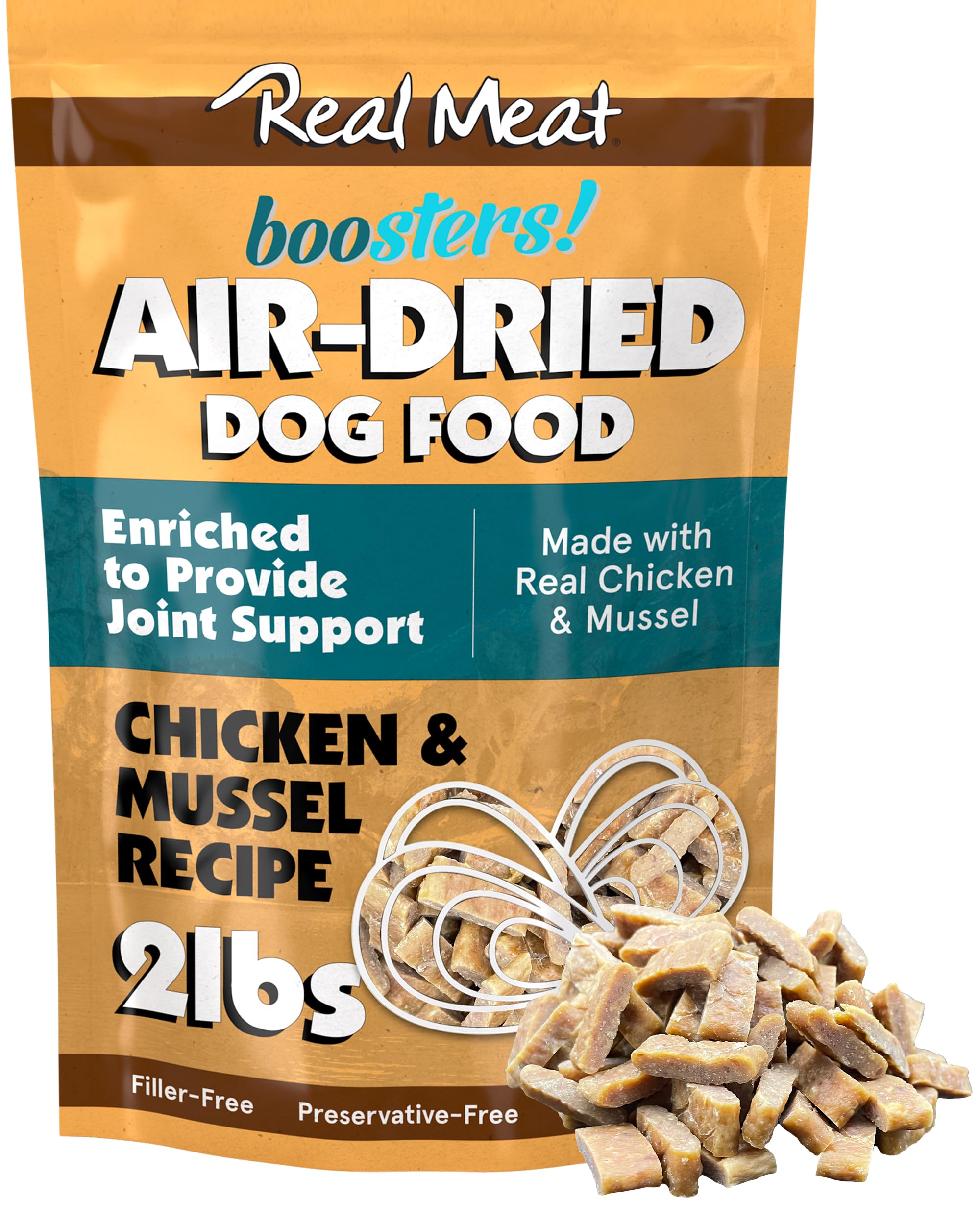 TRMC Real Meat Boosters YPF5 Air Dried Dog Food Chicken & Green Lipped