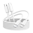 thumbnail image 1 of TRMTECH USB C to USB C Charging Cable Charger Fast 6ft Long USBC to USB-C Power Cord 2 Pack, 1 of 8
