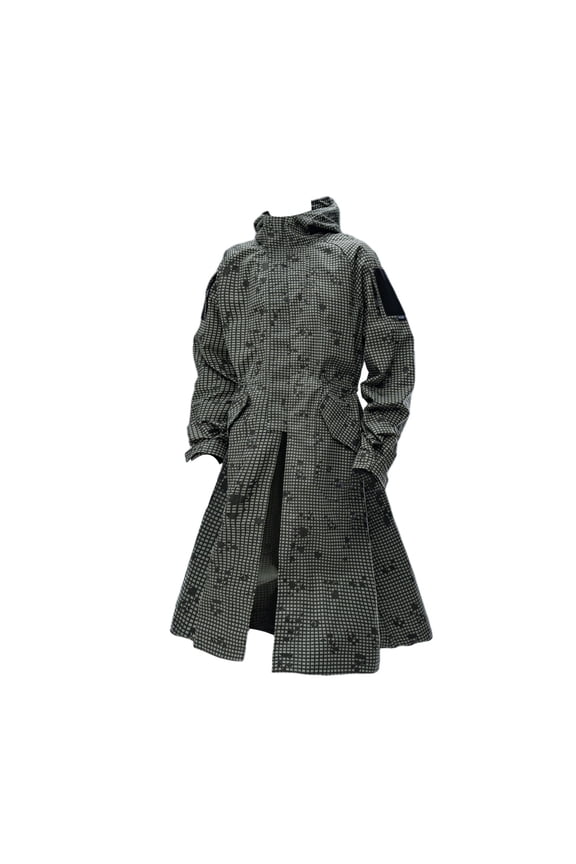 TRN BAC Industrial Combat Robe, A-Line Loose Fit Tactical Long Trench Coat for Tactical Training & Outdoor Sports