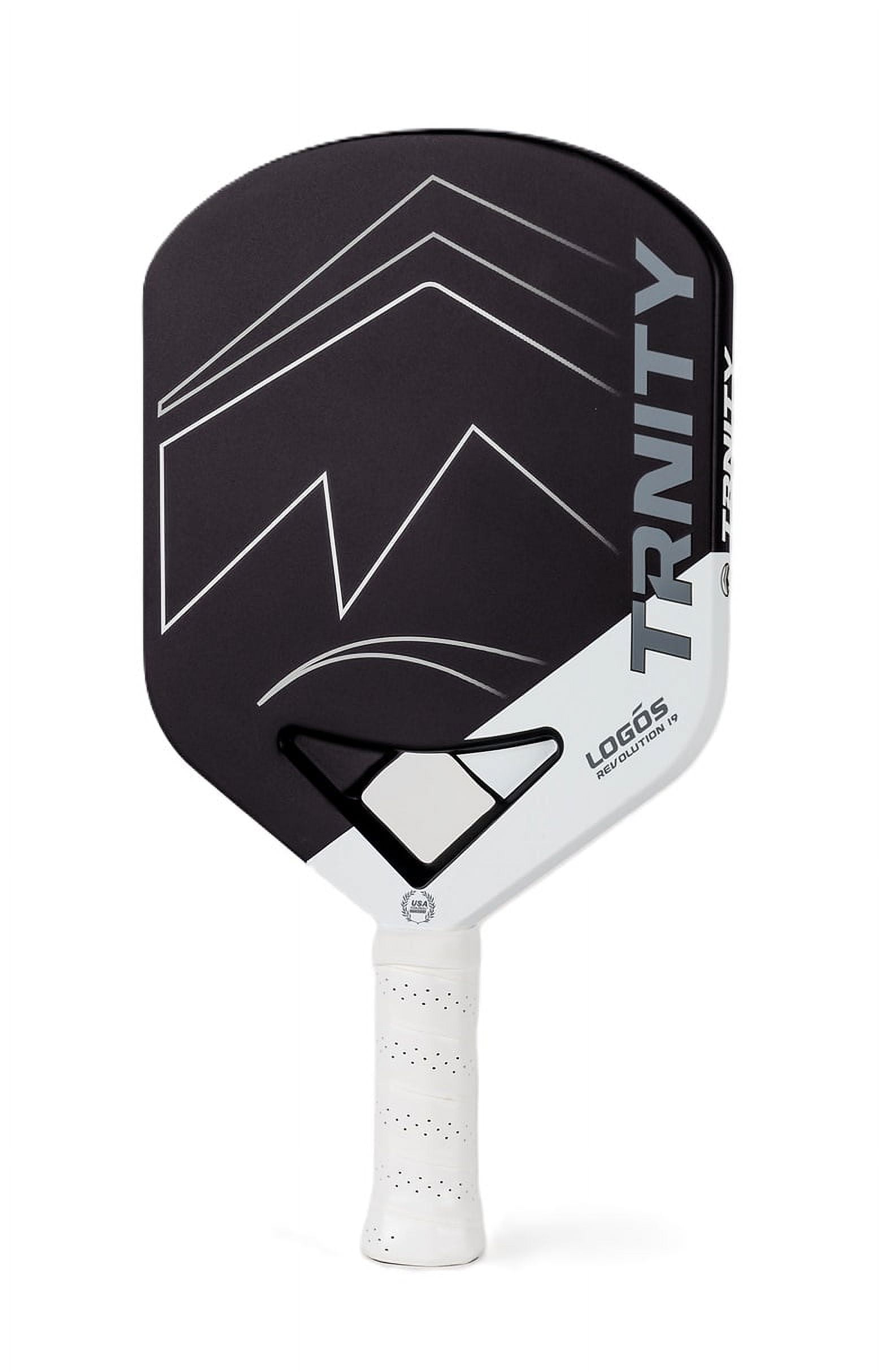 TRNITY Logos Revolution 19 Pickleball Paddle Dove Gray 19mm