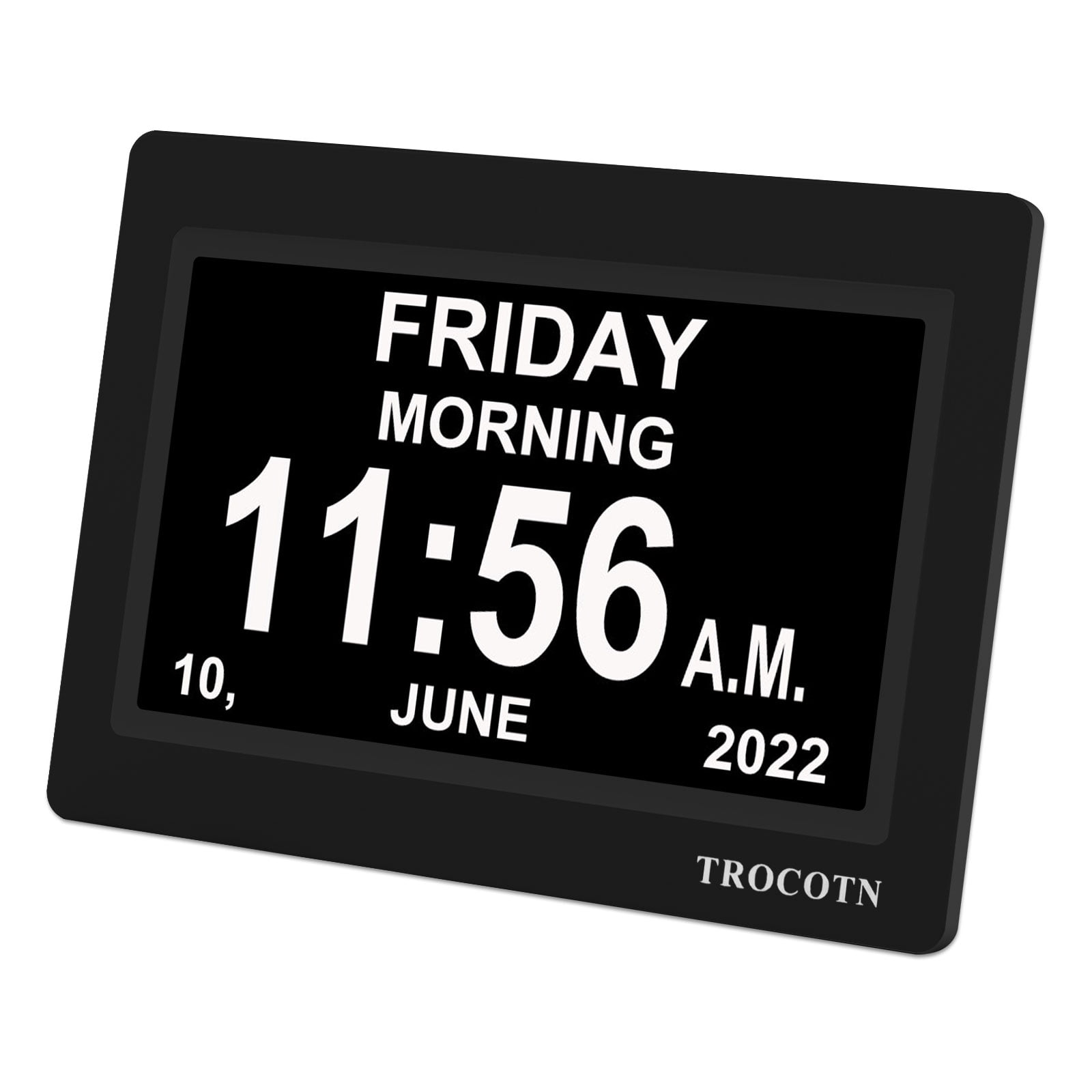 TROCOTN 7 Inch Extra Big Day Date Digital Calendar Alarm Clock With trocotn-7-inch-extra-big-day-date-digital-calendar-alarm-clock-with