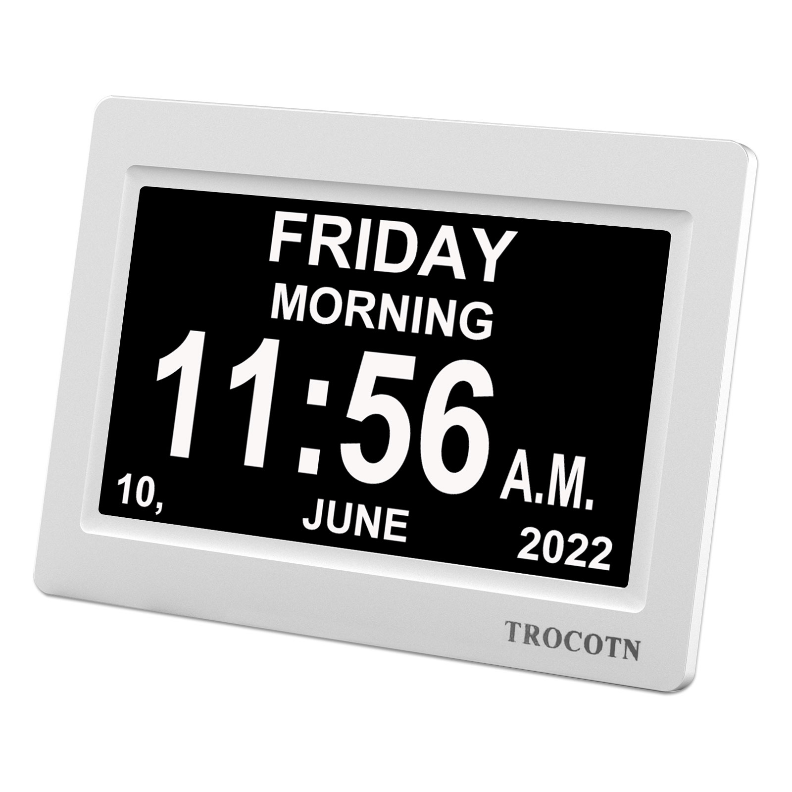 LED Digital Alarm Clock Simple Modern High Definition Display Mirror