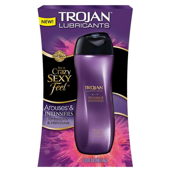 TROJAN Arouses & Intensifies Lubricant 3 oz (Pack of 2)