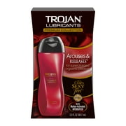 TROJAN Arouses & Releases Personal Silicone-Based Lubricant, 3 oz.