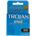 thumbnail image 1 of TROJAN Enz Condoms Lubricated Latex 3 Each (Pack of 4), 1 of 5
