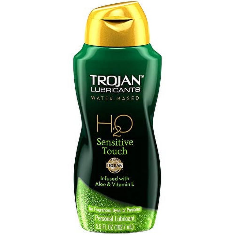 TROJAN Lubricant H2O Sensitive Touch Paraben Free Water based - Walmart.com TROJAN Lubricant H2O Sensitive Touch Paraben Free Water based - Walmart.com