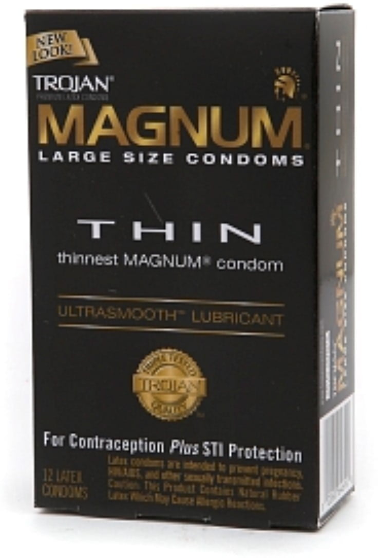 Trojan Magnum Thin Latex Condoms