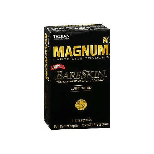Customer reviews for TROJAN Magnum Bareskin Lubricated Large Size Condoms  10 ea (Pack of 6)