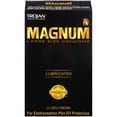 thumbnail image 1 of TROJAN Magnum Large Size Lubricated Premium Latex Condoms 12 Each, 1 of 7