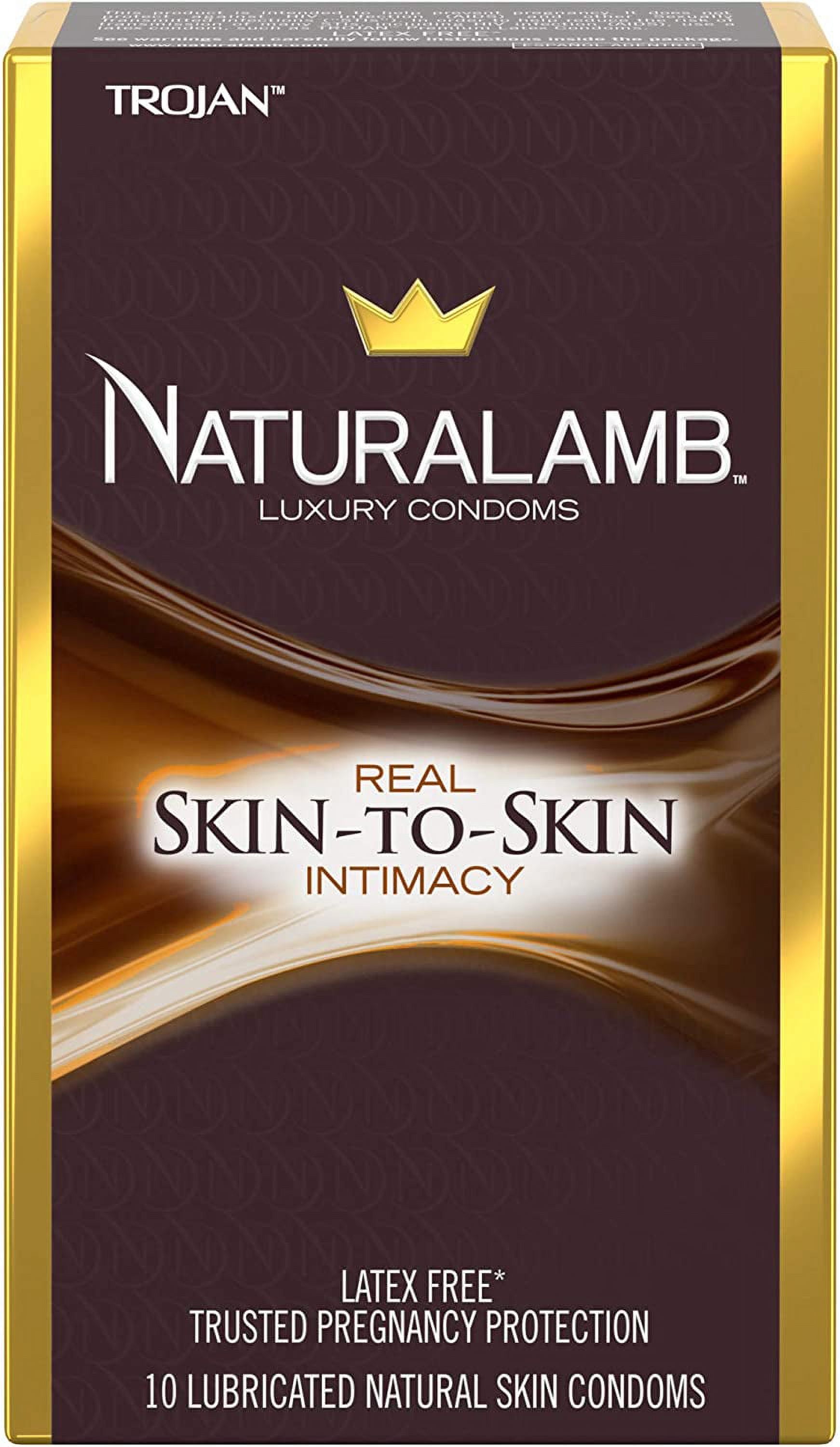 【生産終了•希少】TROJAN NaturaLamb 10個入り　未開封 TROJAN NaturaLamb Luxury Latex-Free Condoms, 10 Count - Walmart.com