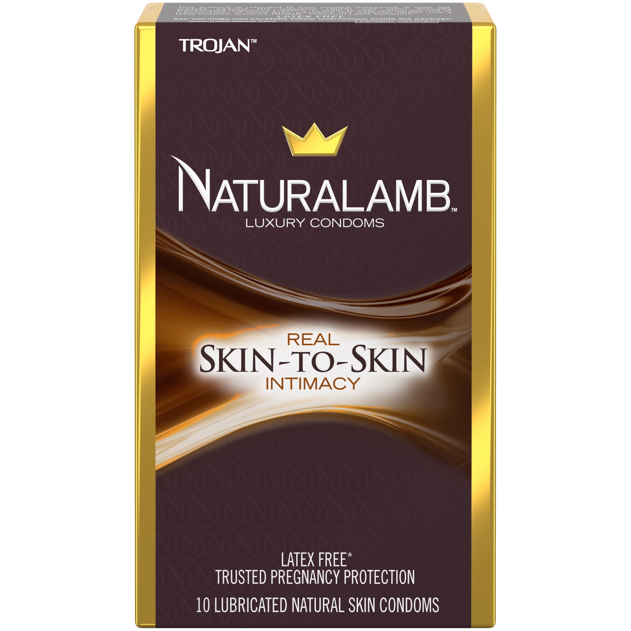 TROJAN NaturaLamb Luxury LatexFree Condoms, 10 Count