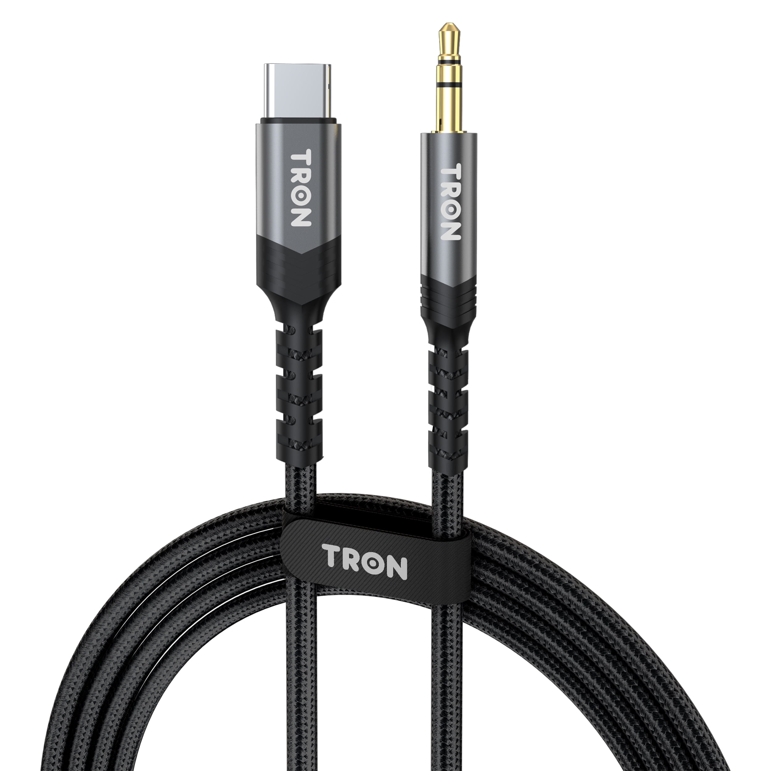 TRON USB-C to 3.5mm Aux Cable, Type-C Headphone Jack Audio Adapter Cord ...