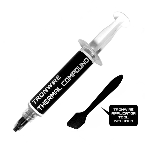 TRONWIRE TX-1 Premium Performance Heatsink Thermal Paste Grease Compound For All CPU Processors With Easy To Apply Syringe & Applicator Tool - 7 Gram