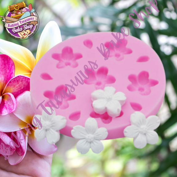 TROPICAL FLOWER WITH LEAF