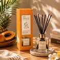 thumbnail image 1 of Reed Diffuser Set with Sticks, 3.7 fl oz, Tropical Fruit Scented Home Fragrance, 1 of 5