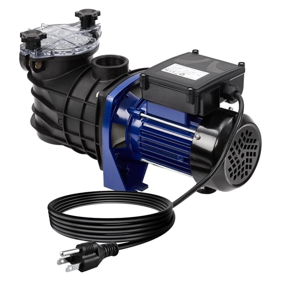 TROPOW 3/4HP Pool Pump for Efficient Pool Circulation & Garden Use – 2641GPH, Low Noise, 550W, with Strainer Basket (Corded Electric)
