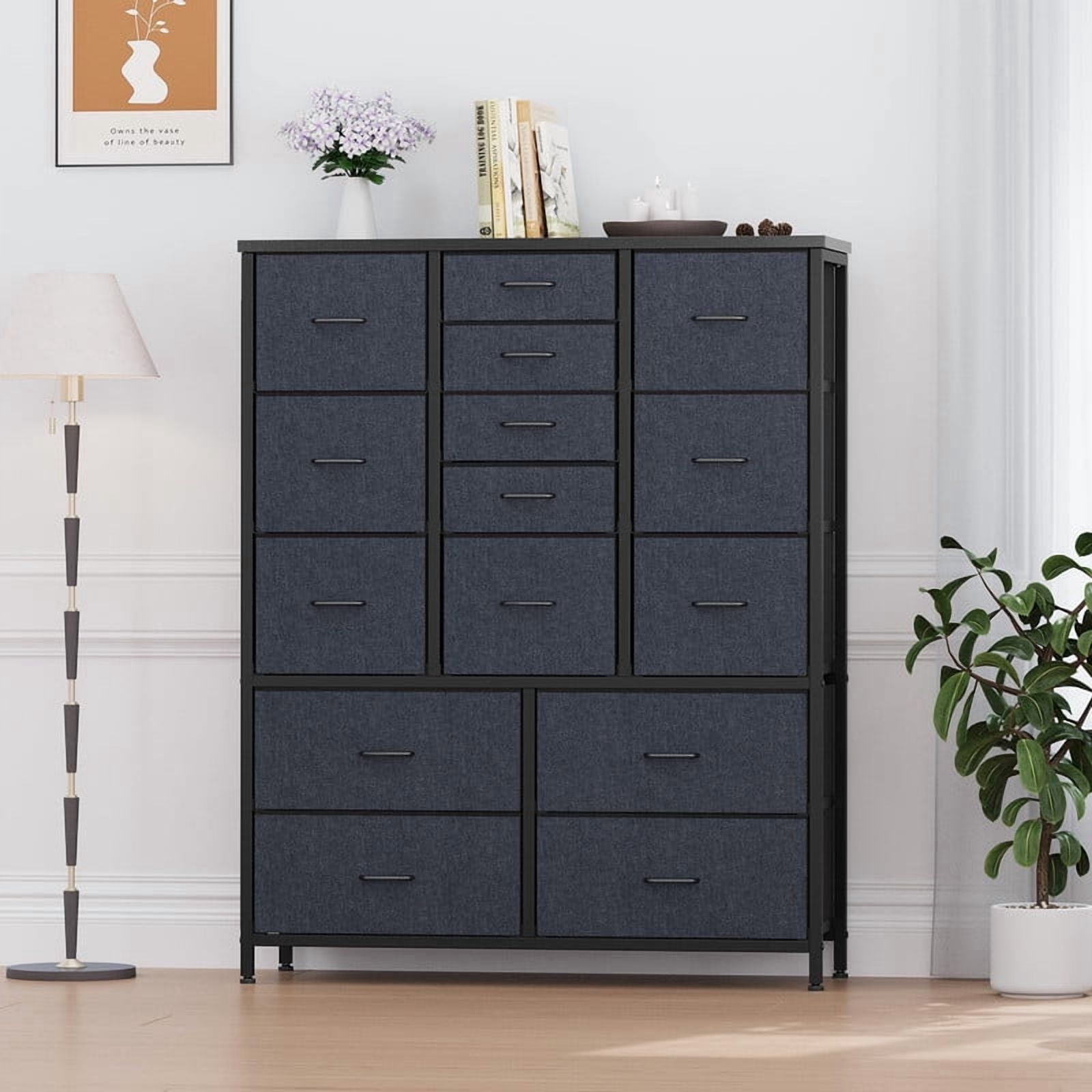 48 inch wide dresser Harper Medium Storage Cabinet Teak Brown dipped legs Dixon White 6-Drawer 48 in.