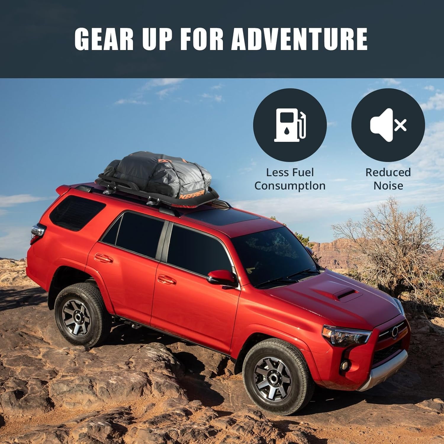 TROPOW 50" x 38" x 6.3" Lightweight Aluminum Roof Rack - Versatile Cargo Carrier