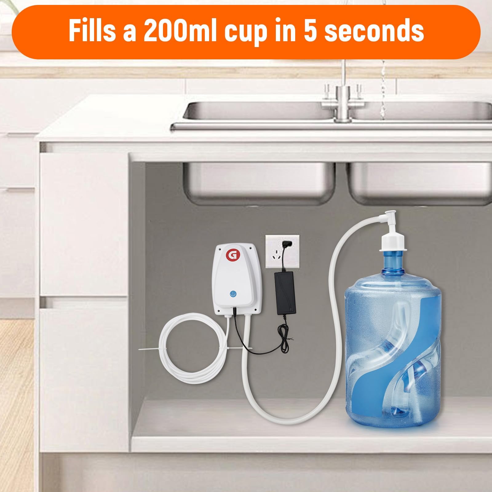 TROPOW Bottled Water Dispenser Pump System for Home,Drinking Water Pump ...