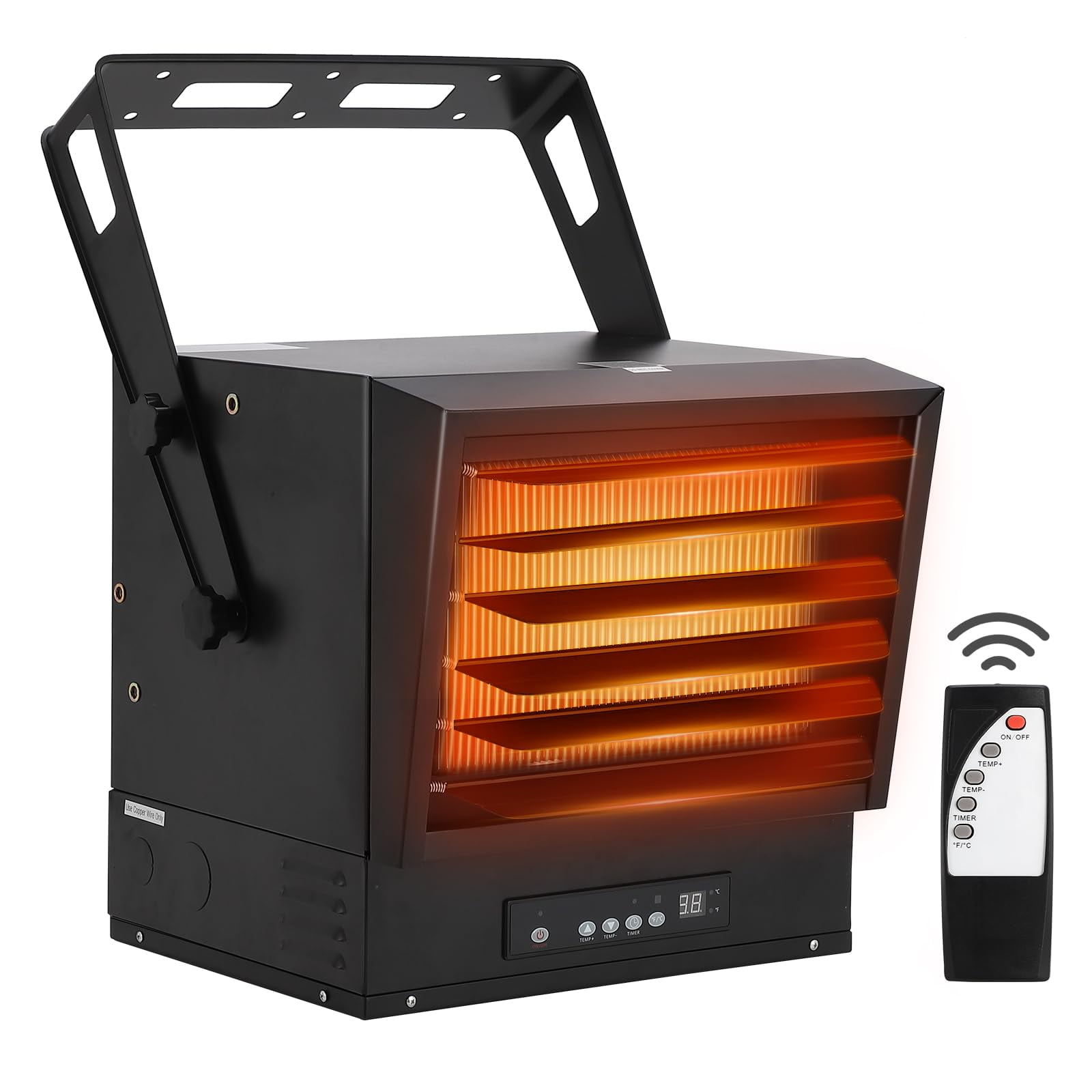 Electric Heater For 1500 Square Feet TROPOW Garage Heater Electric,10000W Ceiling Mount Garage Space Heaters