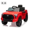 thumbnail image 1 of TROPOW Kids Cars Electric Ride On,12V Ride on Car for Kids,Licensed Toyota Ride on Truck,Battery Powered Electric Car with Remote Control,MP3,LED Lights,Suspension System,Double Doors,Red, 1 of 8