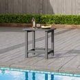 thumbnail image 1 of TROPOW Outdoor HDPE Square Side Table - Adirondack Style Patio End Table for Pool, Beach - Weather Resistant & Easy Setup, 1 of 7